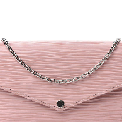 Louis Vuitton Epi Pochette Felicie Rose Ballerine 11 of 12
