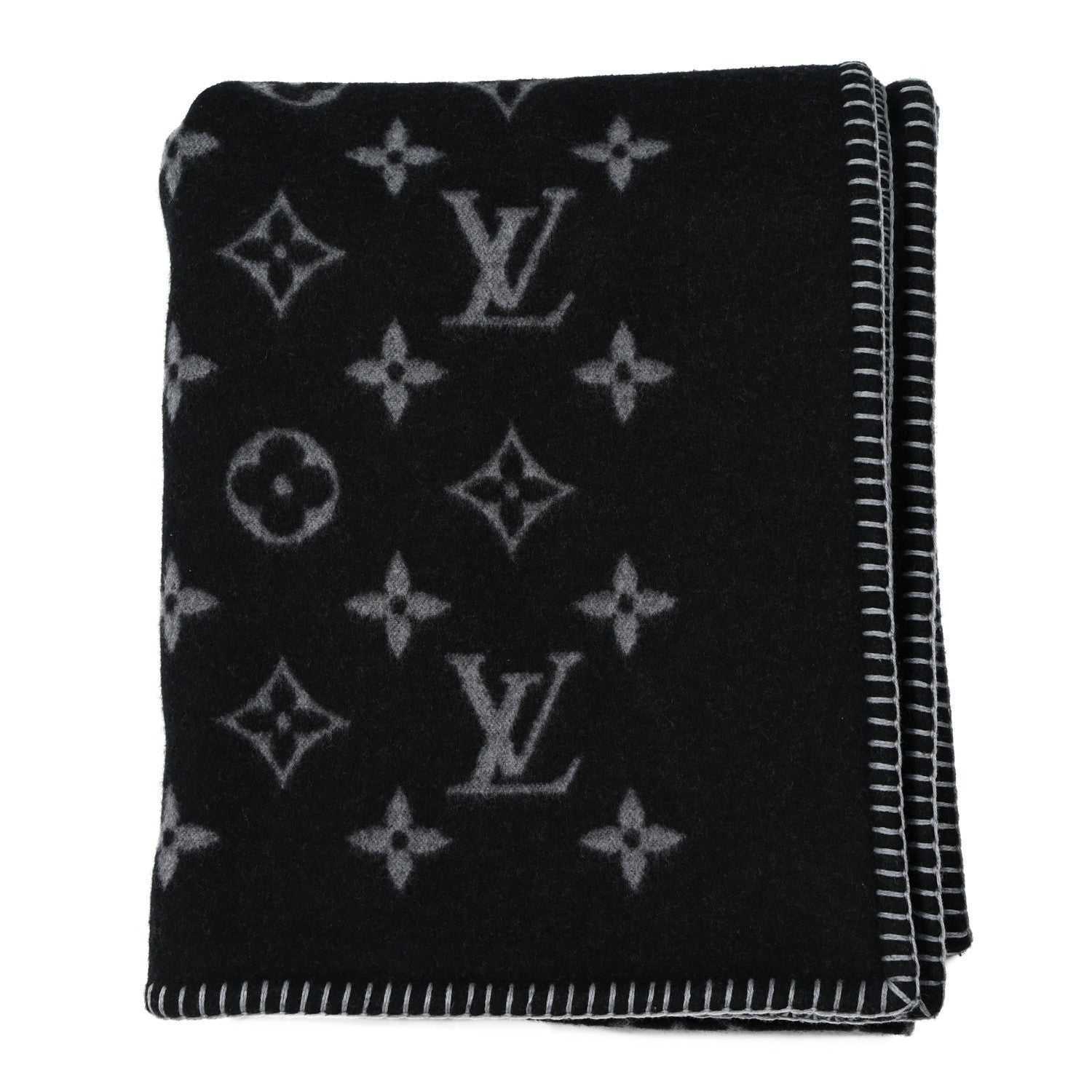 Louis Vuitton Wool Monogram Eclipse Blanket 1 of 3