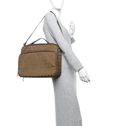 Chanel Nylon Travel Laptop Briefcase Khaki 2 of 16