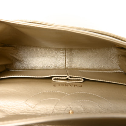 Chanel Metallic Aged Calfskin Quilted 2.55 Reissue 226 Flap Pale Gold 5 of 11