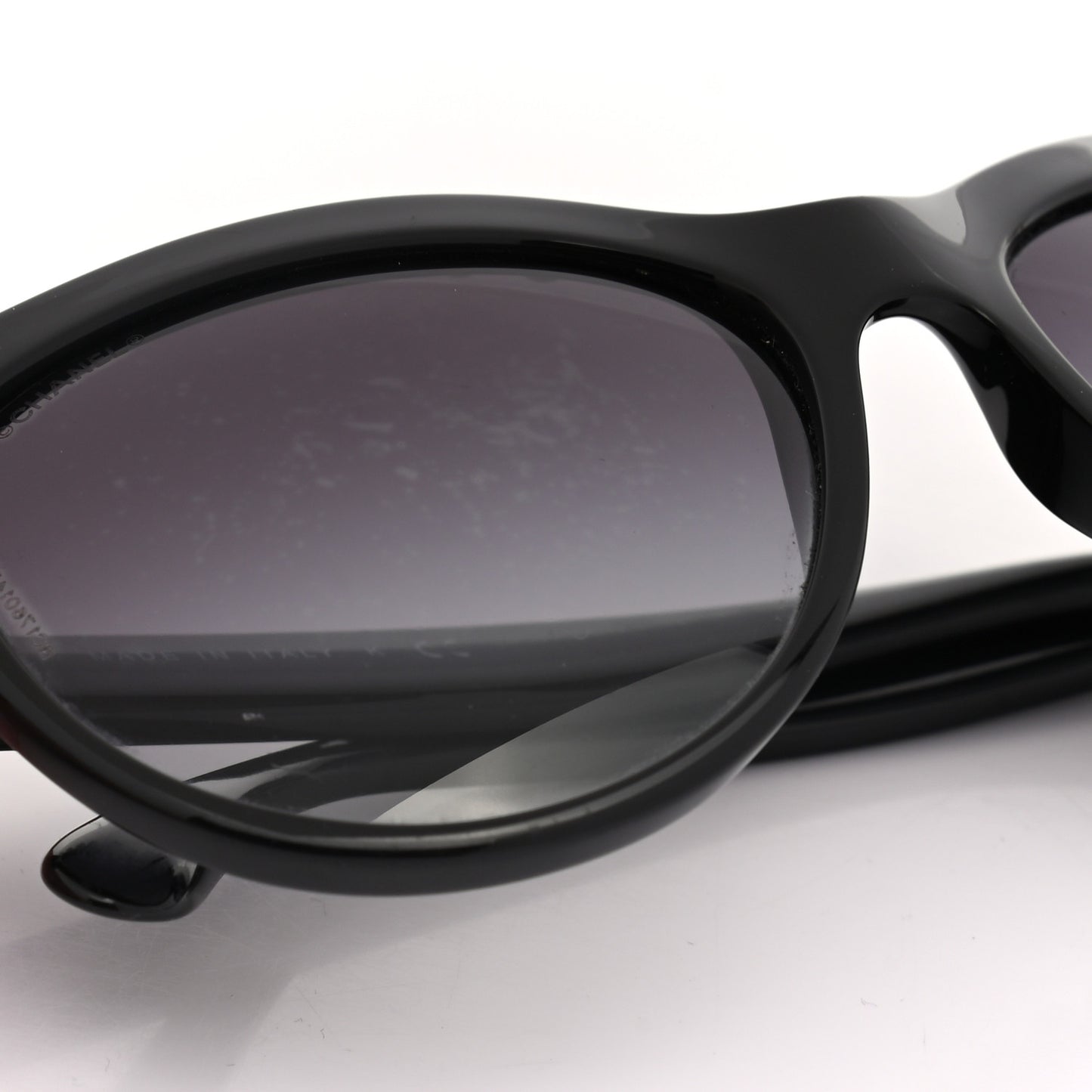 Freshwater Cultured Pearl Butterfly Sunglasses 6040-H Black