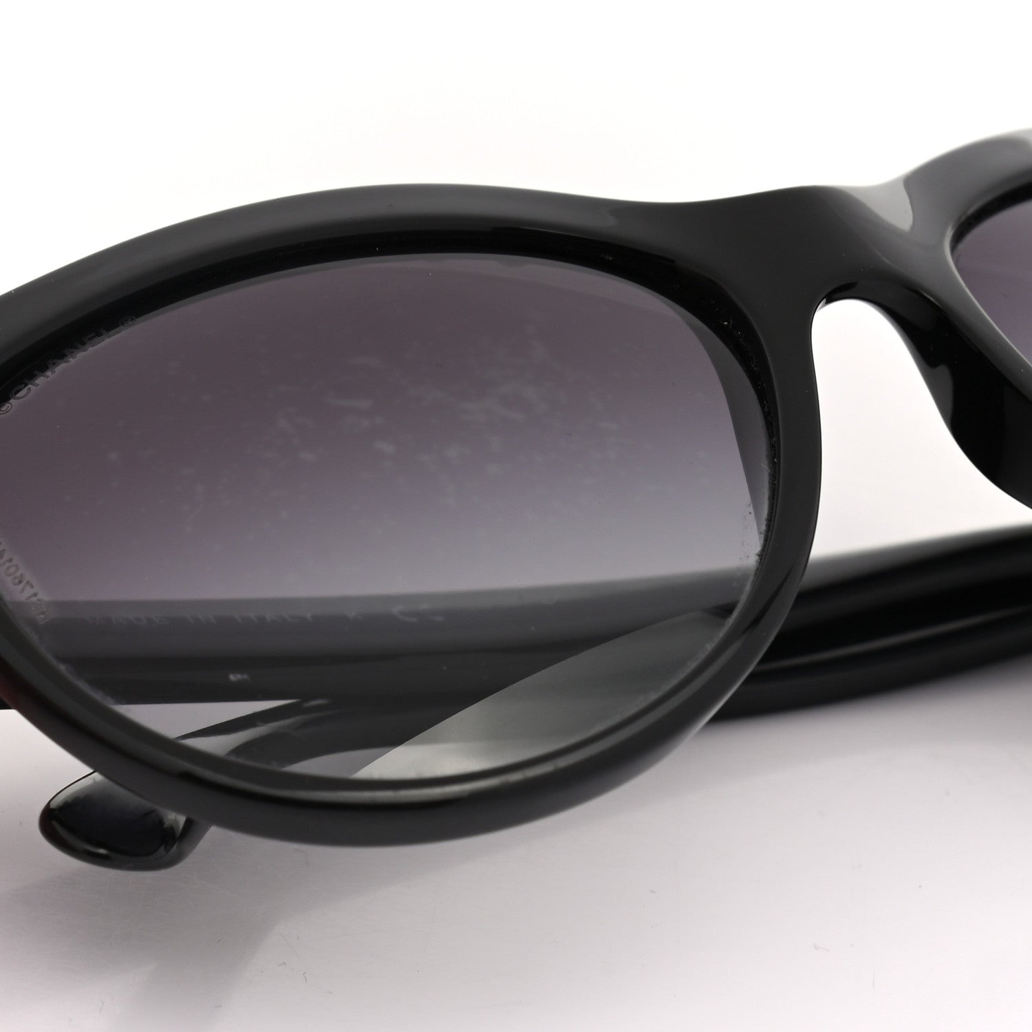 Chanel Freshwater Cultured Pearl Butterfly Sunglasses 6040-H Black 6 of 10