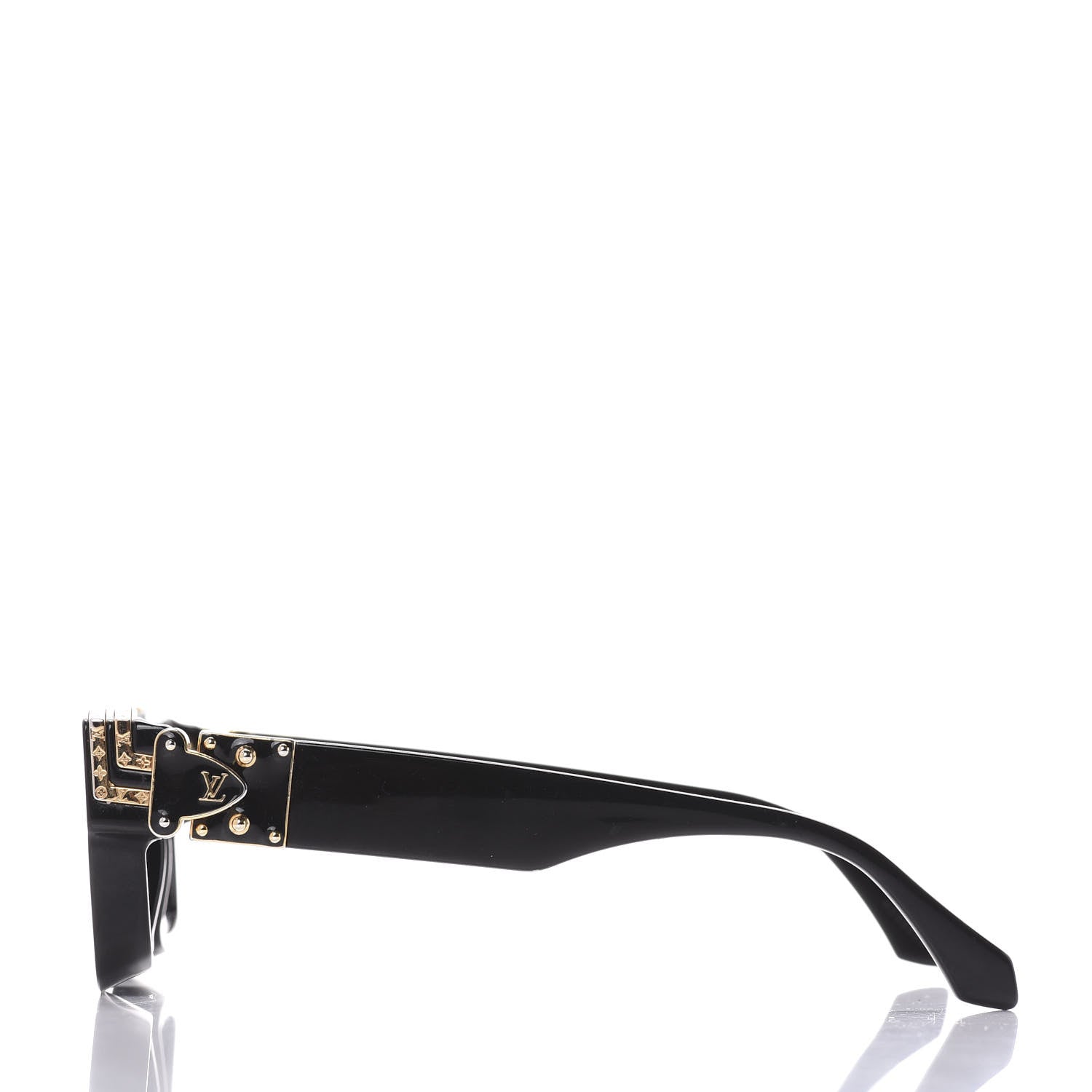 Louis Vuitton Acetate 1.1 Millionaires Sunglasses Z1165E Black 3 of 6