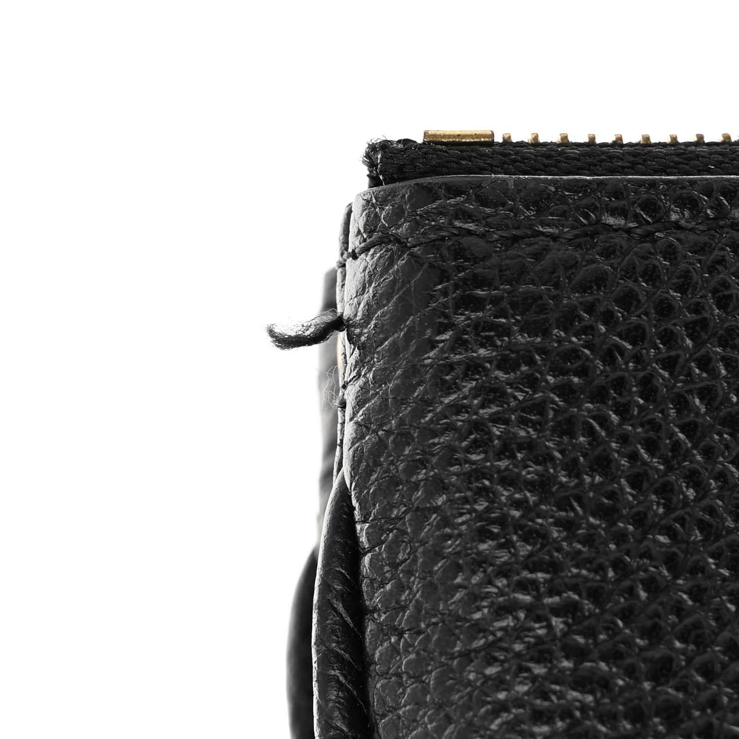 Louis Vuitton Empreinte Monogram Giant Double Zip Pochette Black Cream 11 of 11
