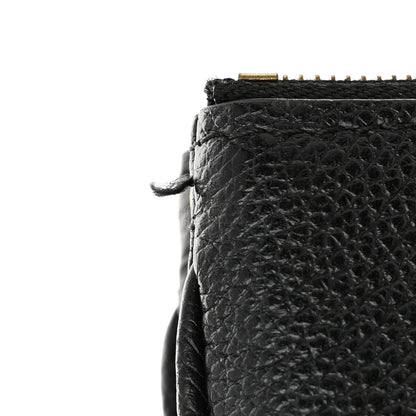 Louis Vuitton Empreinte Monogram Giant Double Zip Pochette Black Cream 11 of 11