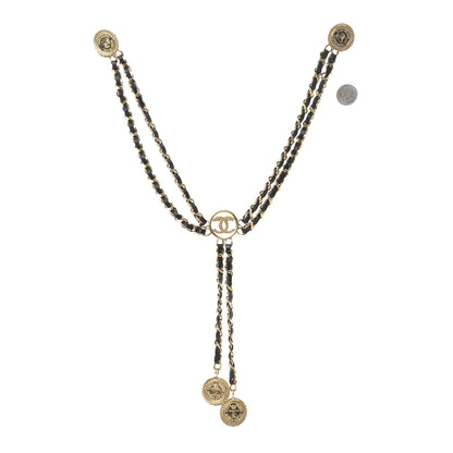 Chanel Lambskin Multi Strand Medallion Brooch Gold 3 of 6