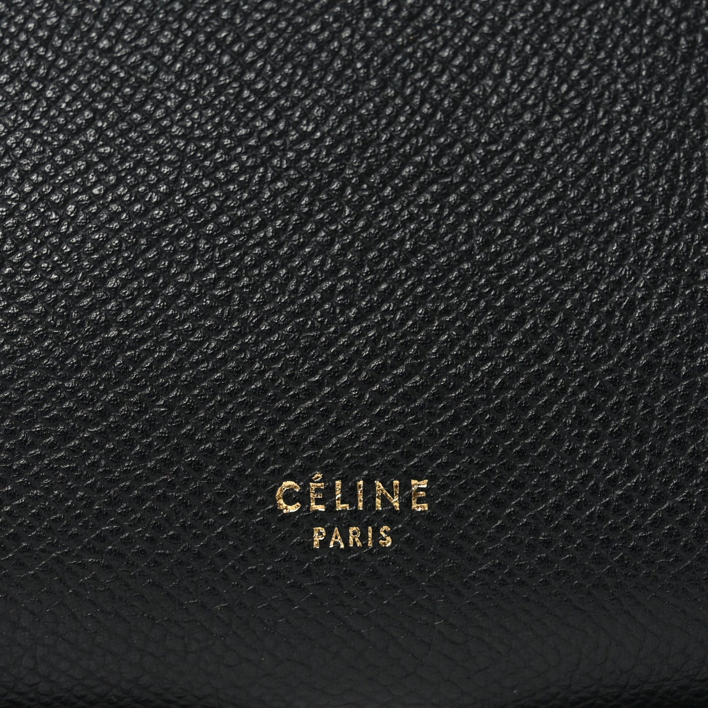 Grained Calfskin Small Belt Bag Black