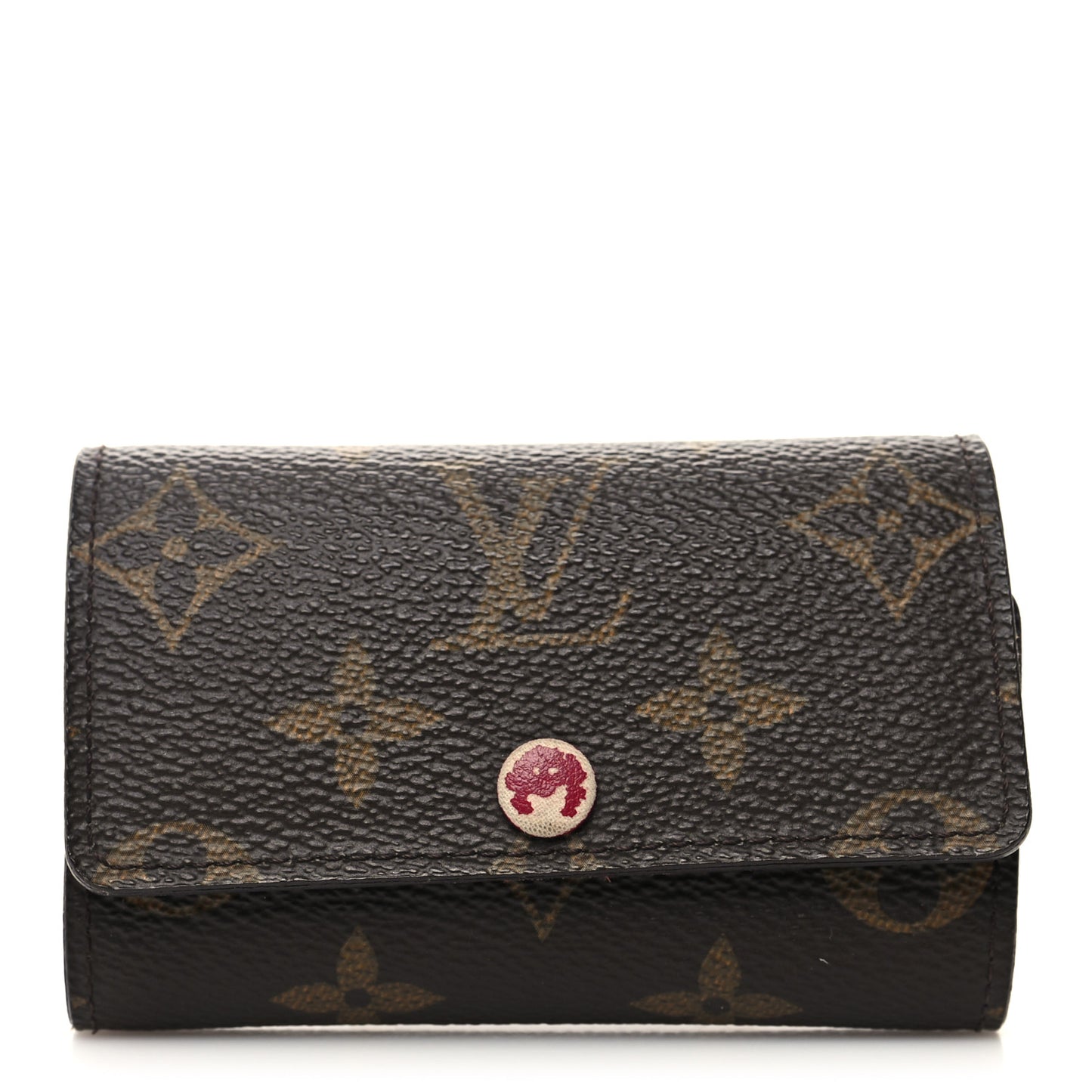 Monogram 6 Key Multicles Holder Fuchsia