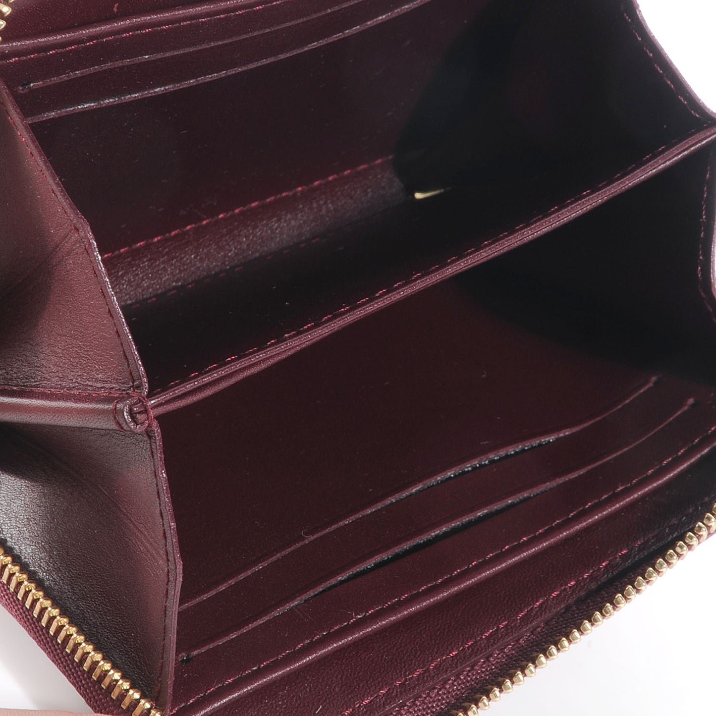 Leopard Zippy Coin Purse Wallet Rouge Fauviste
