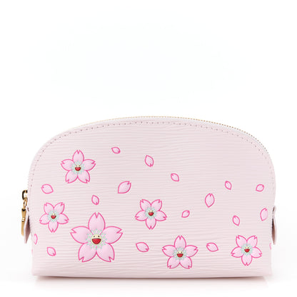 Louis Vuitton LV X TM Epi Cherry Blossom Cosmetic Pouch Pink 1 of 8