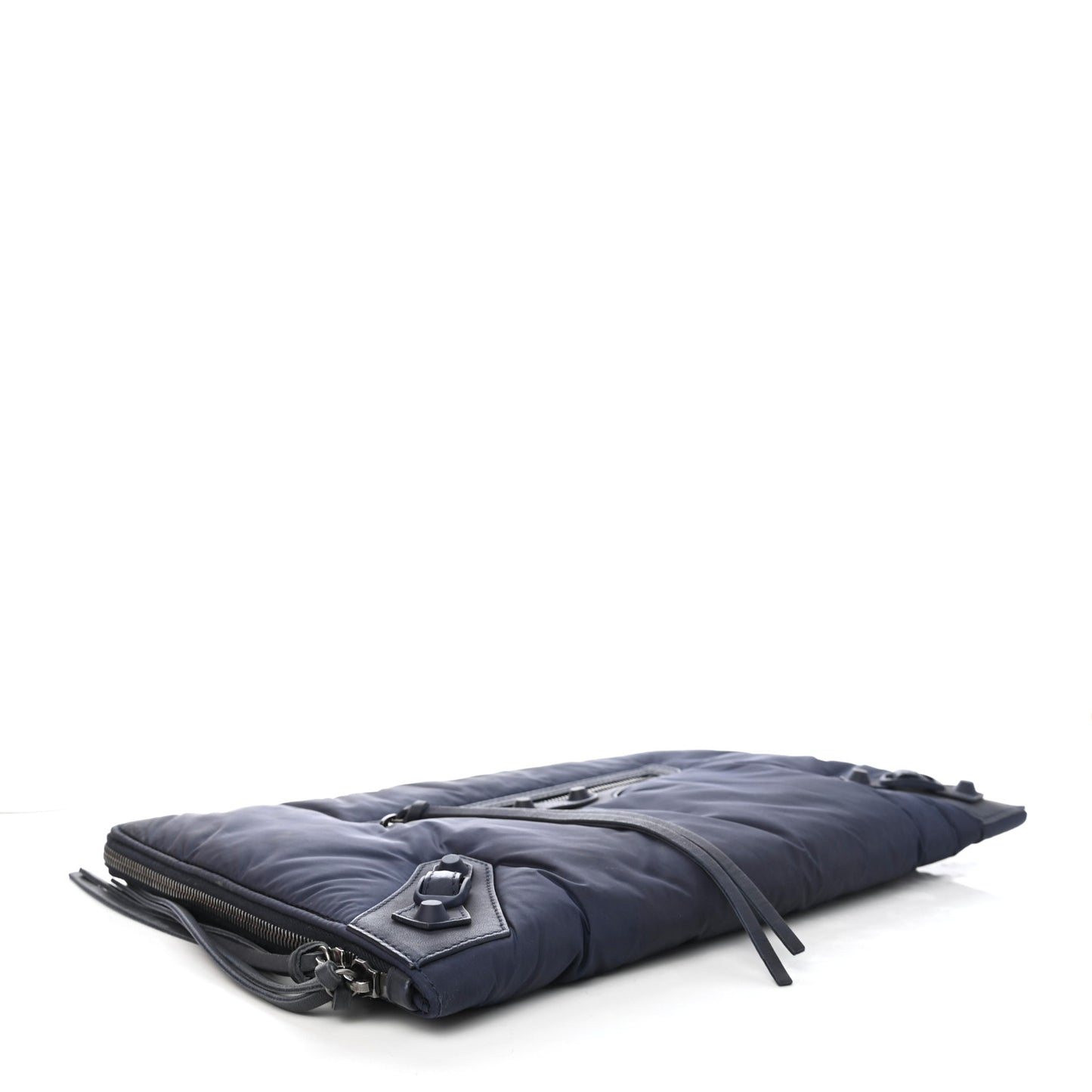 Nylon Classic Hardware Small Pouch Blue