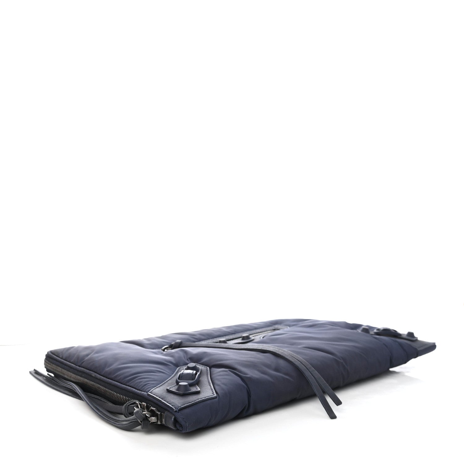 Balenciaga Nylon Classic Hardware Small Pouch Blue 3 of 4