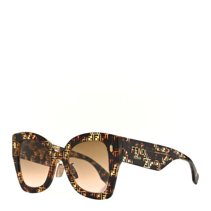 Fendi Acetate FF 53mm Sunglasses 0434/S Tortoise 1 of 7