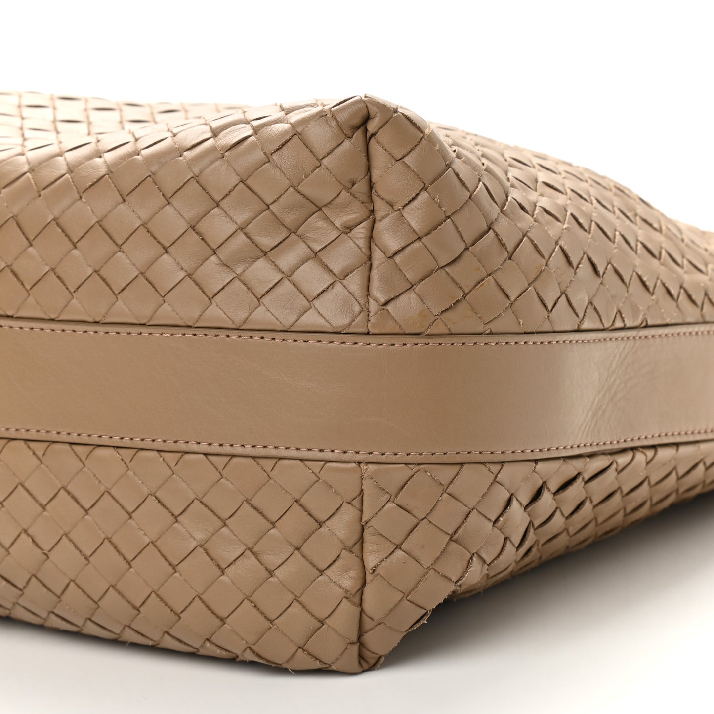 Nappa Intrecciato Sloane Hobo Walnut
