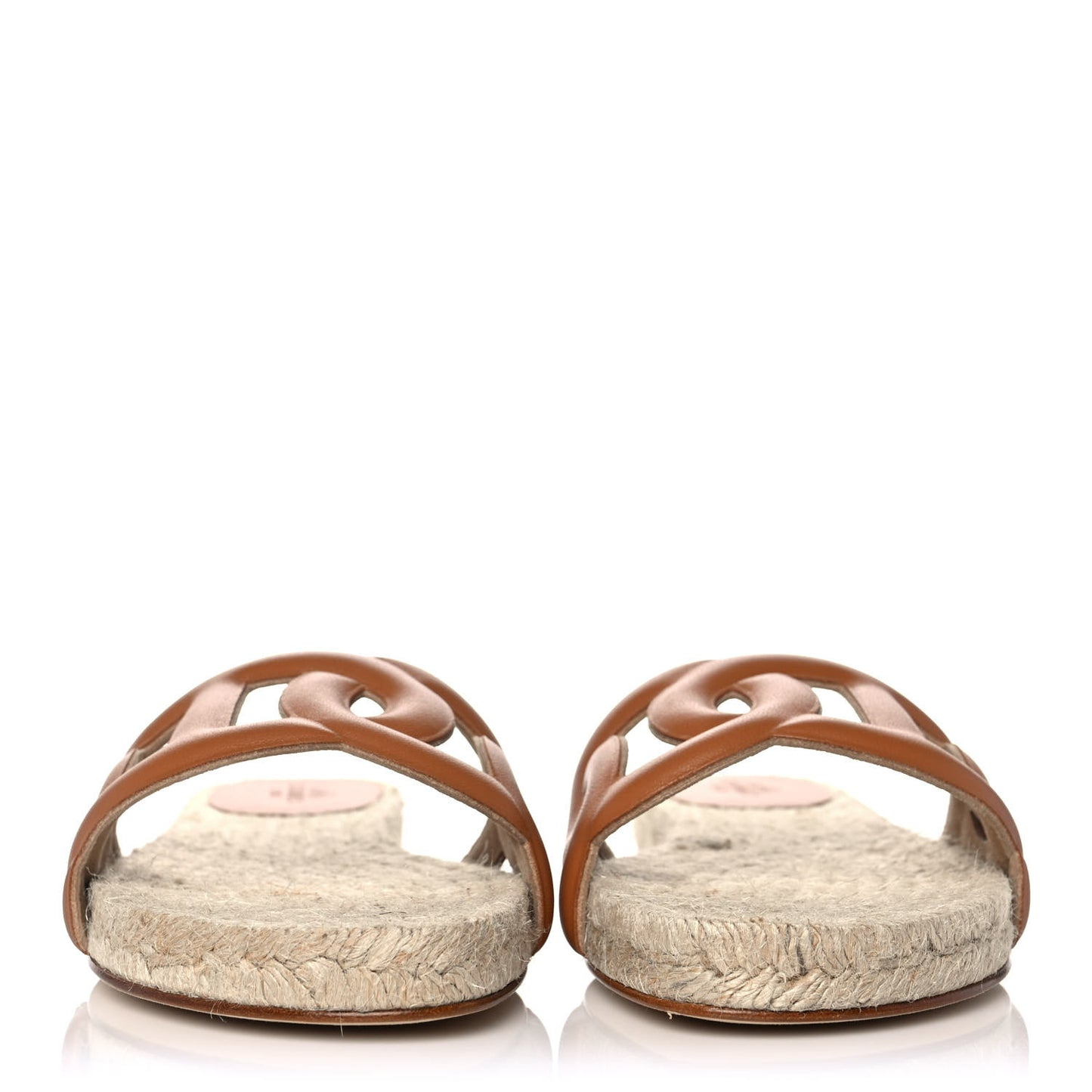 Nappa Famosa Espadrille Sandals 37 Naturel