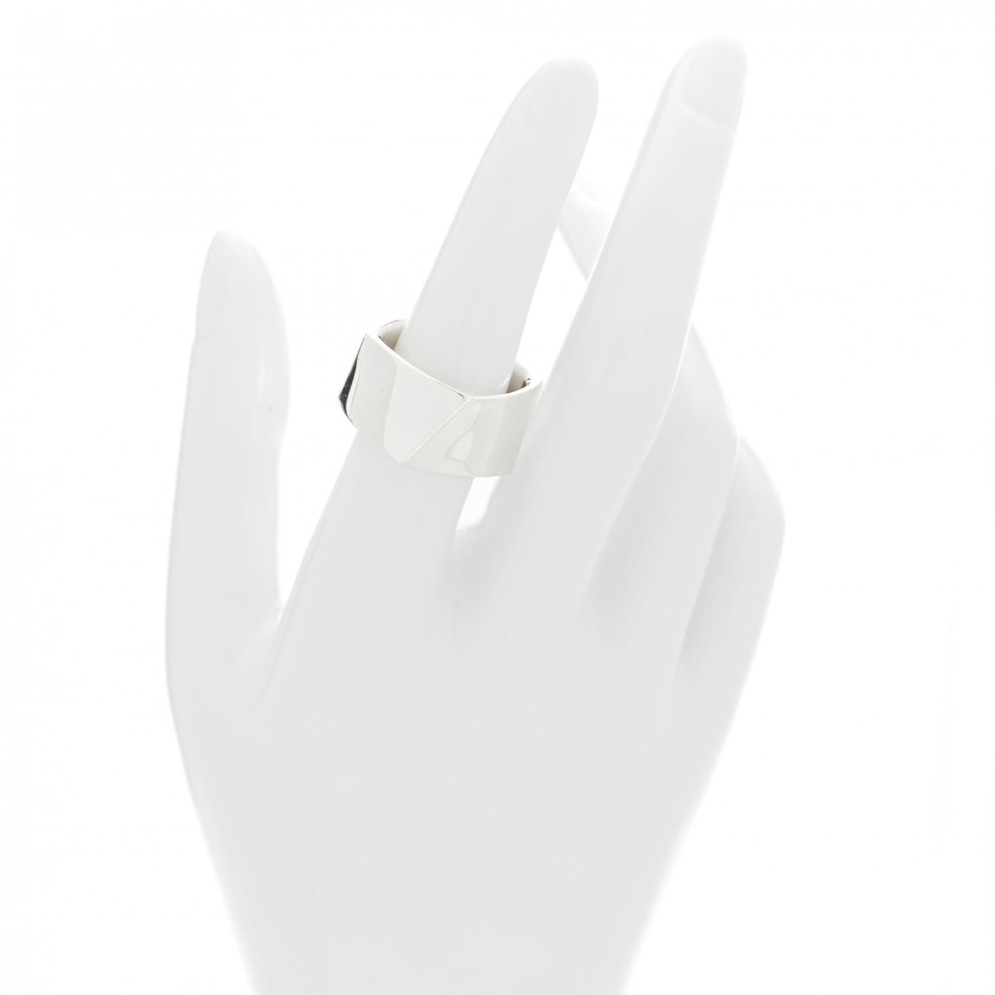 Sterling Silver Frank Gehry Torque Wide Band Ring 55 7.25