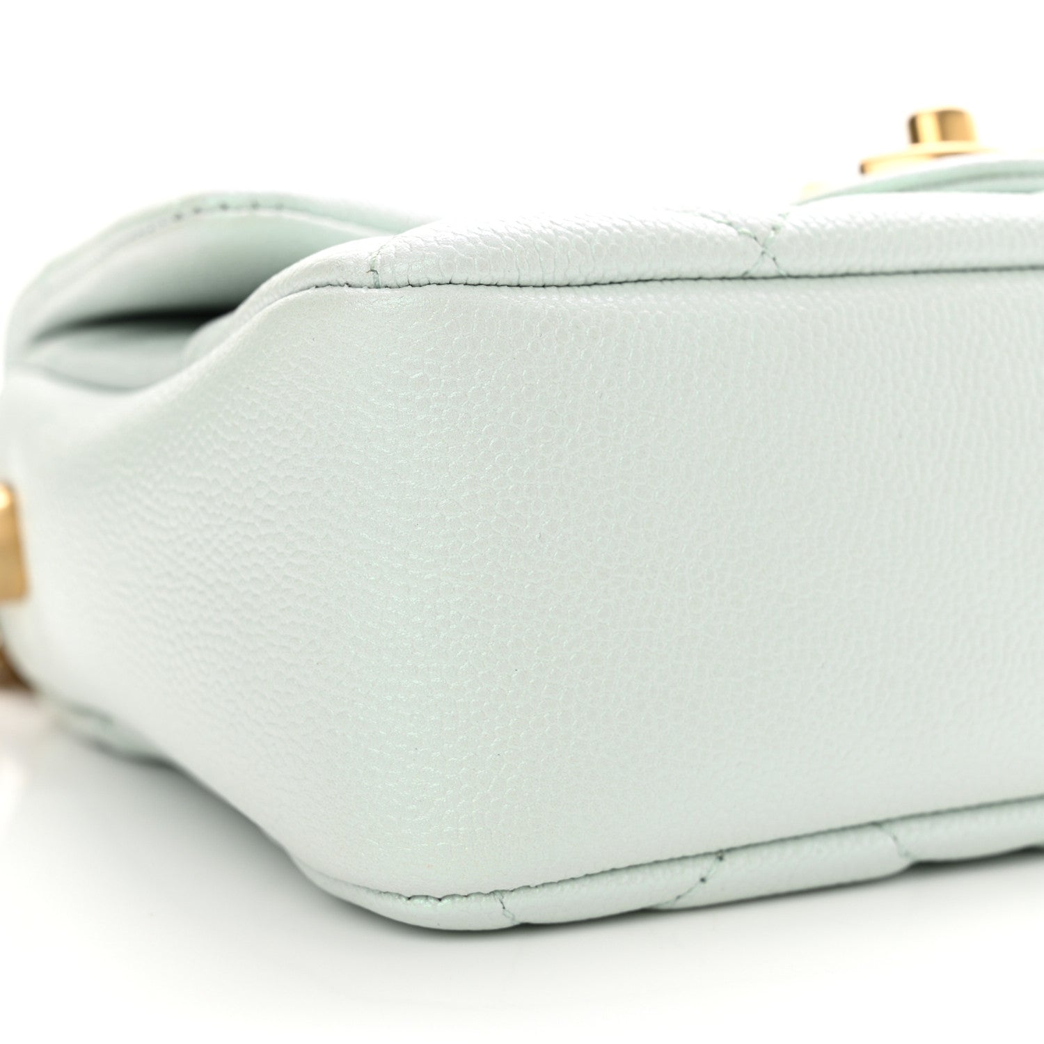 Chanel Iridescent Caviar Quilted Mini My Perfect Flap Light Green 9 of 11