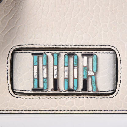 Christian Dior Grained Calfskin Dio(r)evolution Flap Bag White 6 of 8