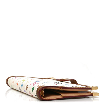Louis Vuitton Monogram Multicolor Small Ring Agenda Cover White 4 of 6