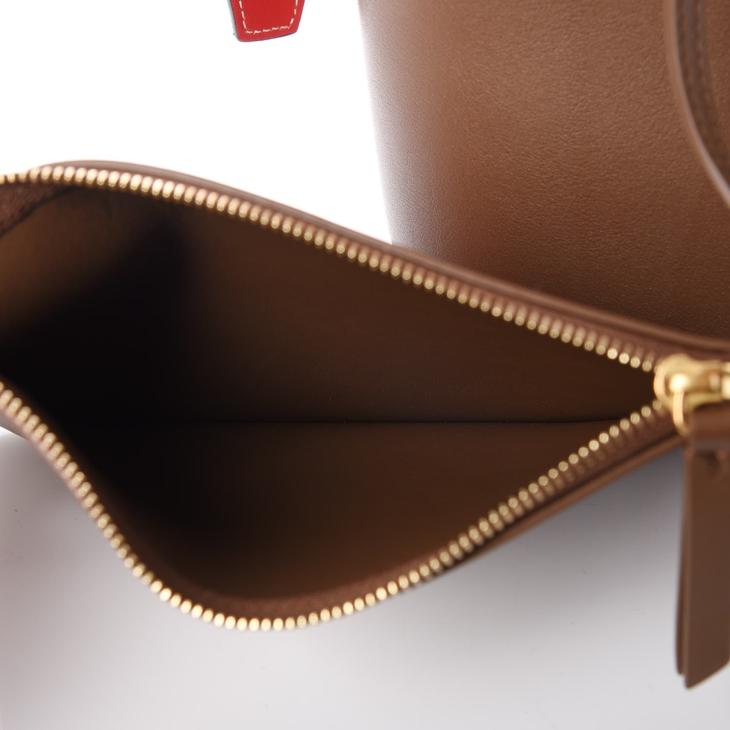 Celine Shiny Smooth Calfskin Small Twisted Cabas Camel Brick 8 of 8