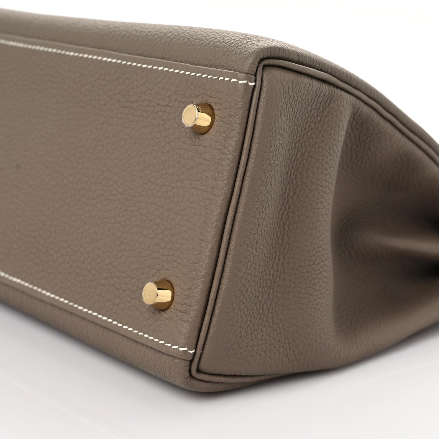 Hermes Togo Kelly Retourne 28 Etoupe 6 of 10