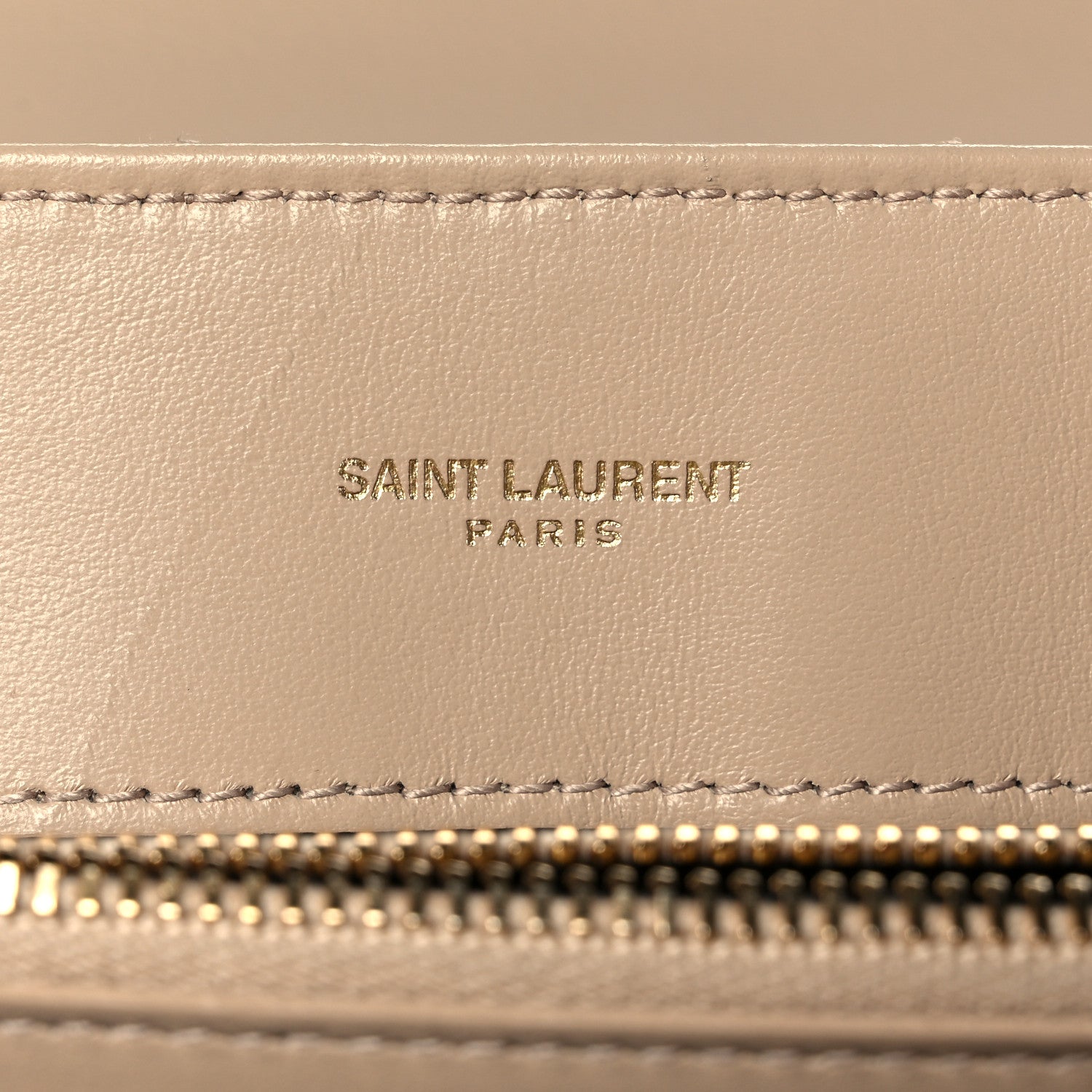 Saint Laurent Calfskin Y Quilted Monogram Medium Loulou Chain Satchel Dark Beige 6 of 11