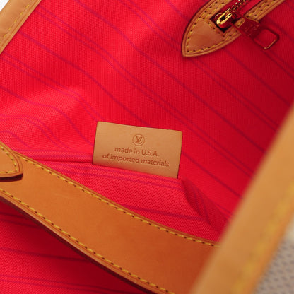 Louis Vuitton Damier Azur Delightful MM Pink 6 of 8