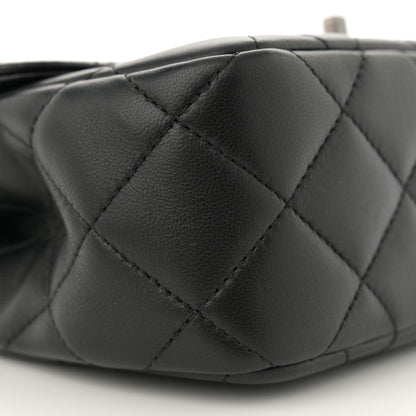 Chanel Lambskin Quilted Small Coco Clips Single Flap Black 9 of 13