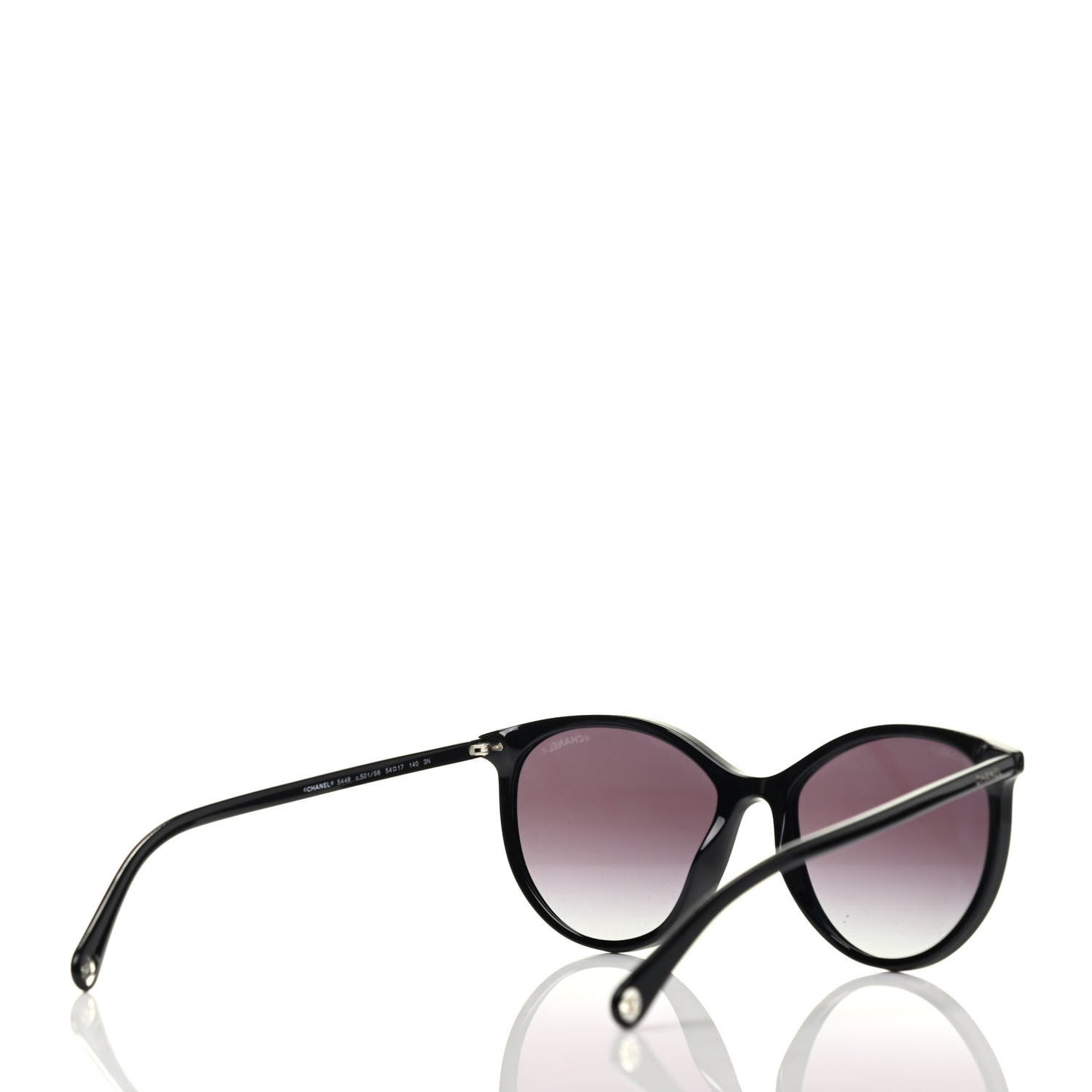 Acetate Pantos Cat Eye Sunglasses 5448 Black