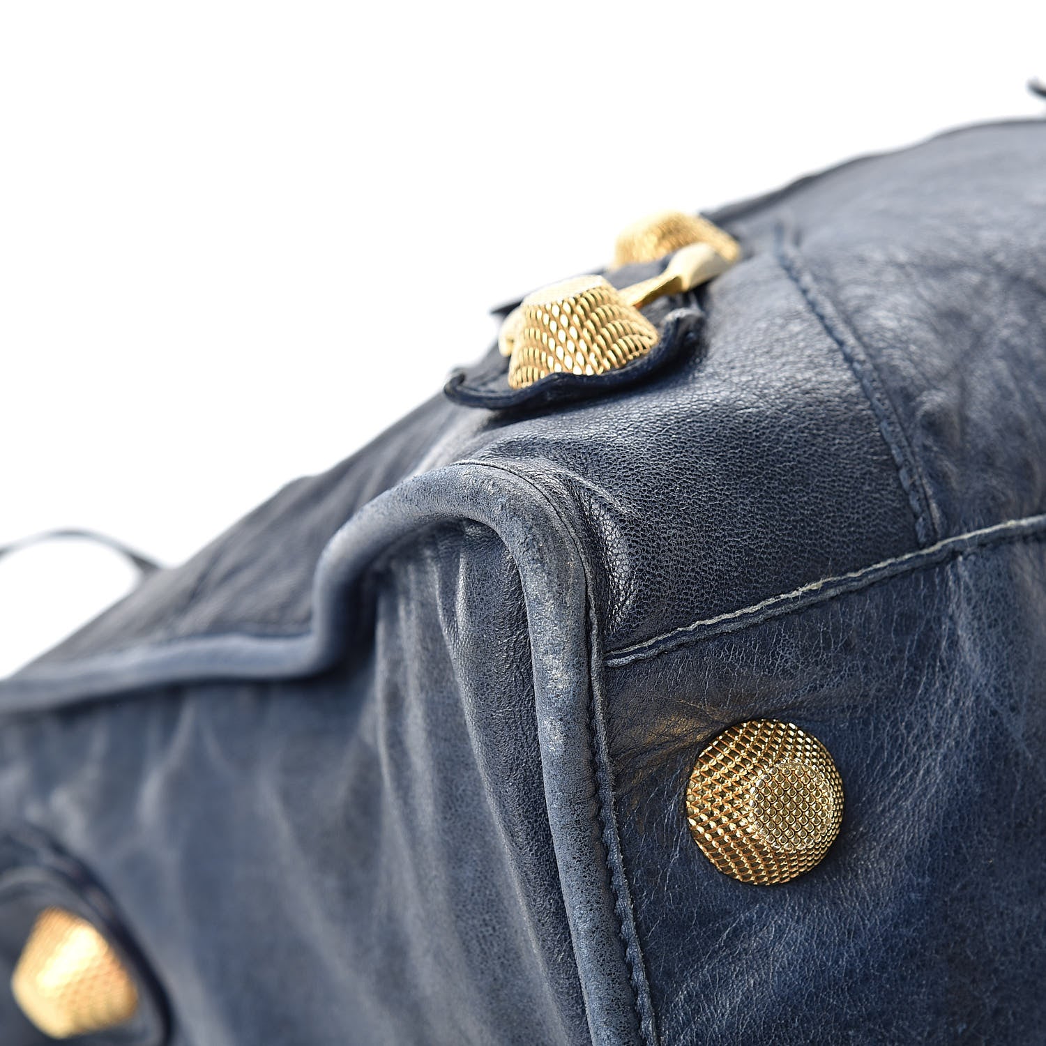 Balenciaga Chevre Giant 21 Gold Hardware Part Time Marine 9 of 35