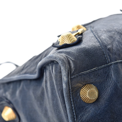 Balenciaga Chevre Giant 21 Gold Hardware Part Time Marine 9 of 35