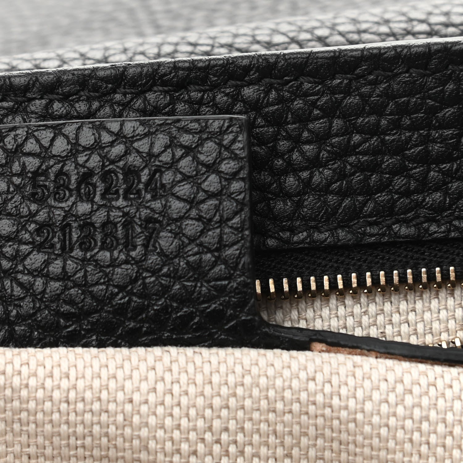 Gucci Pebbled Calfskin Medium Soho Flap Crossbody Black 7 of 10