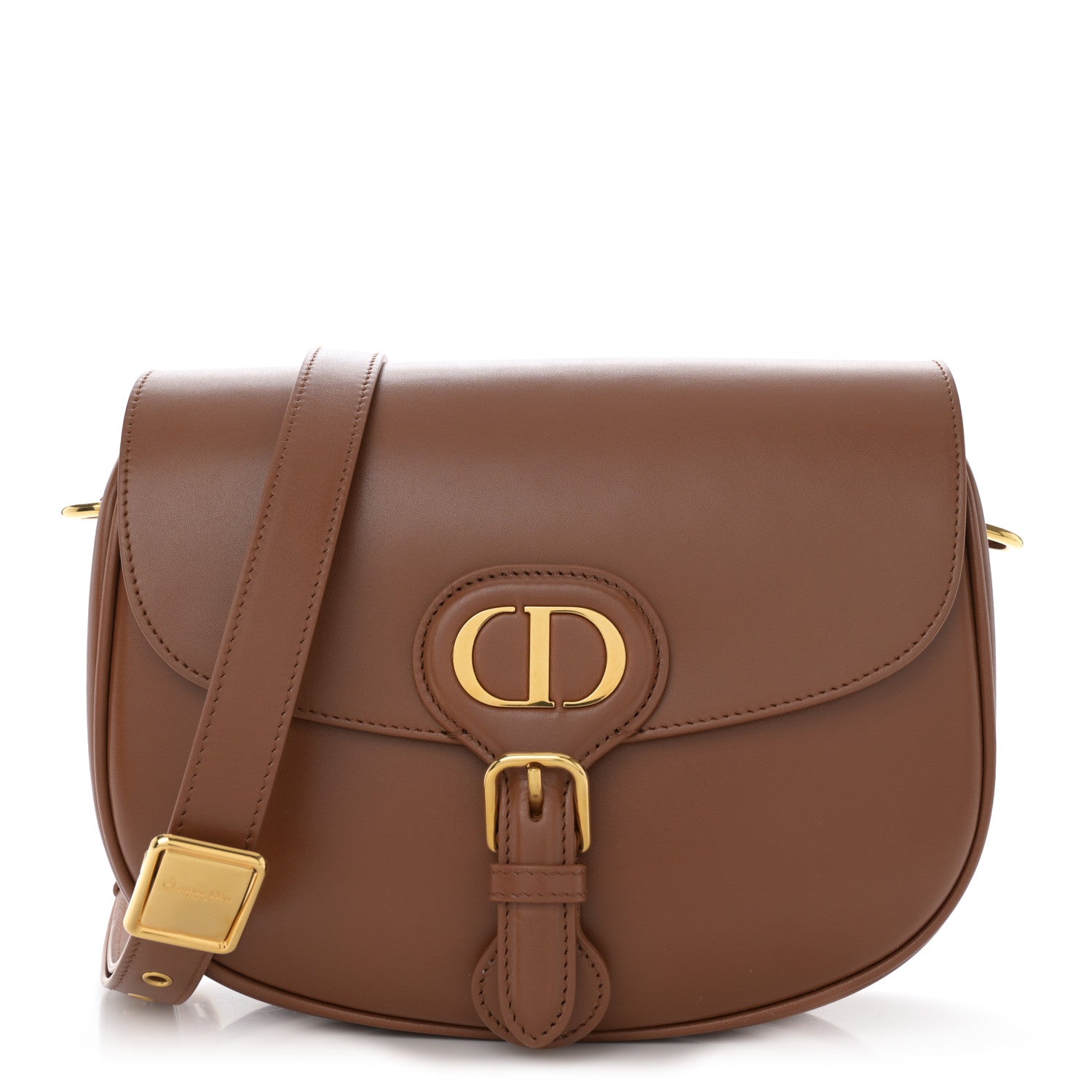 Christian Dior Box Calfskin Medium Bobby Flap Camel 1 of 12
