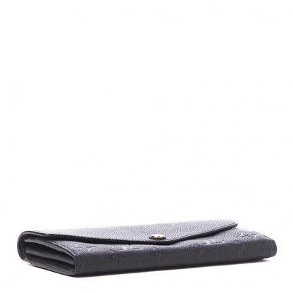Louis Vuitton Empreinte Sarah Wallet NM Black 3 of 9