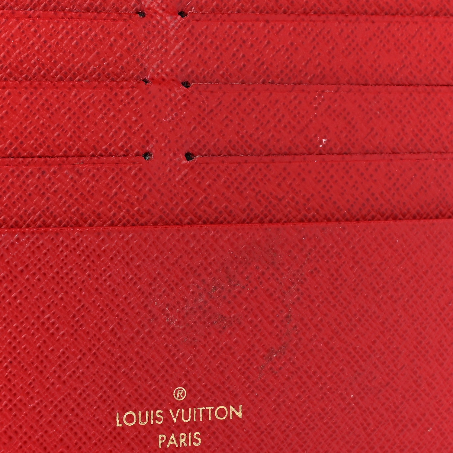 Louis Vuitton Damier Ebene Insolite Wallet Red 21 of 21