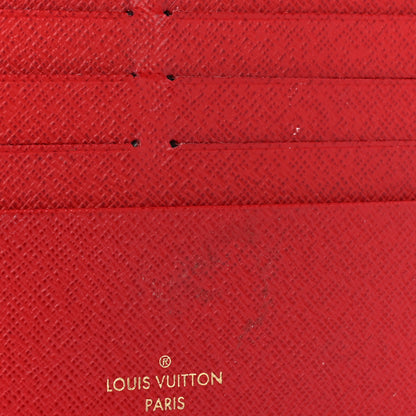 Louis Vuitton Damier Ebene Insolite Wallet Red 21 of 21