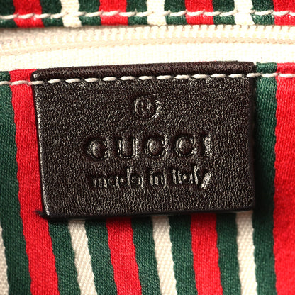 Gucci Monogram New Britt Medium Boston Dark Brown 6 of 10