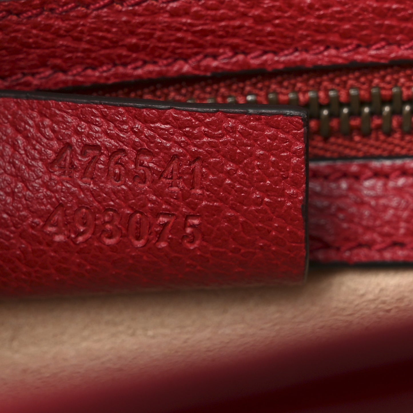 GG Supreme Monogram Small Queen Margaret Top Handle Bag Red