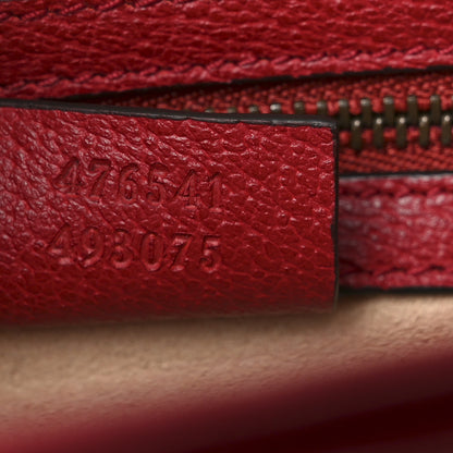 Gucci GG Supreme Monogram Small Queen Margaret Top Handle Bag Red 7 of 11