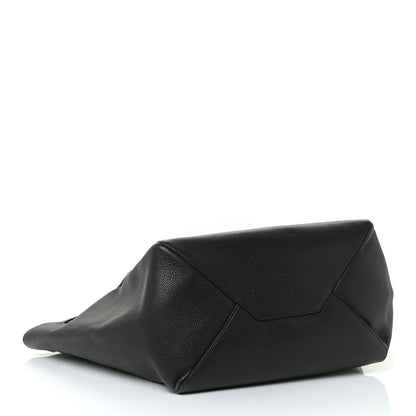 Celine Soft Grained Calfskin Medium Belt Cabas Phantom Black 4 of 12