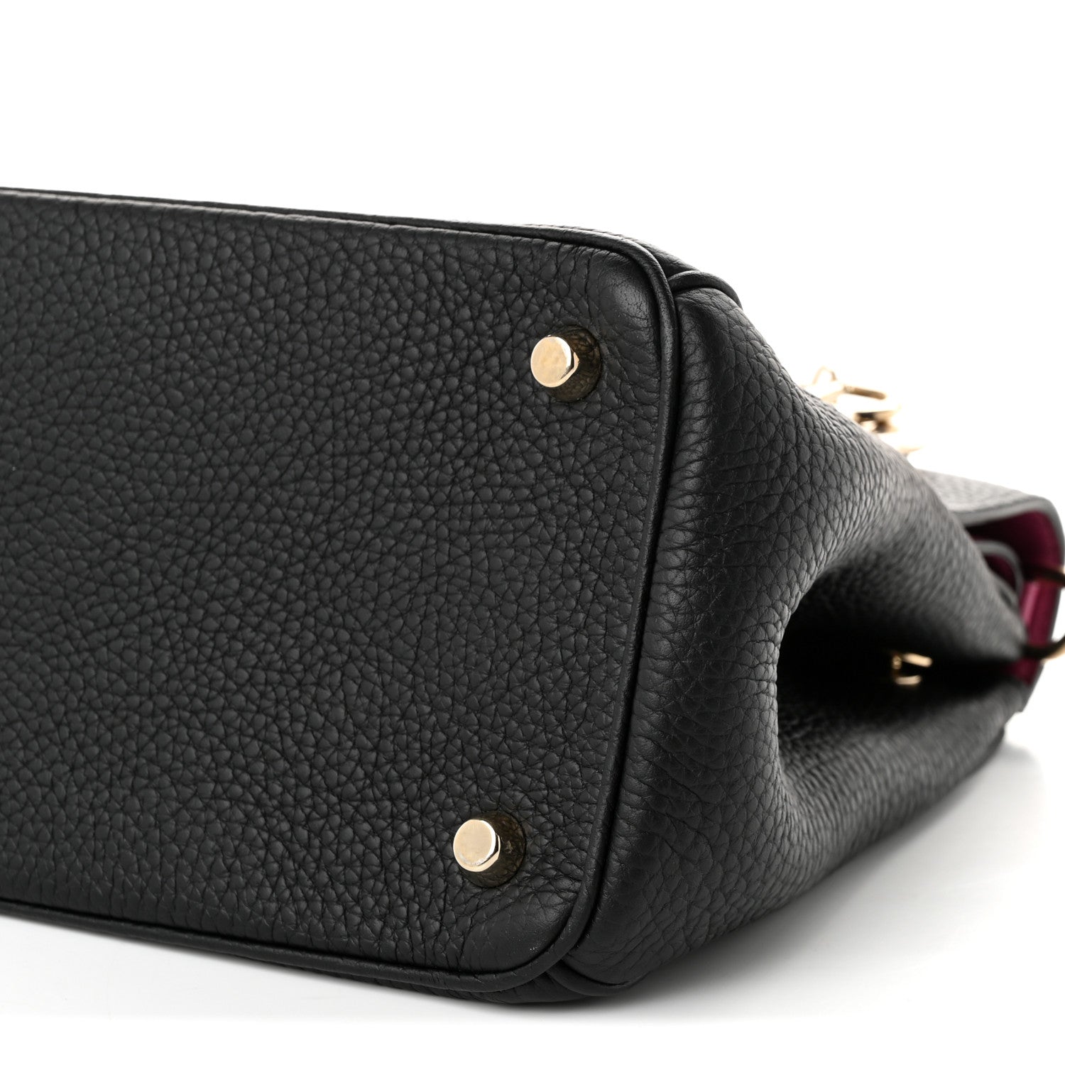 Christian Dior Bullcalf Small Be Dior Flap Black Fraise 9 of 9