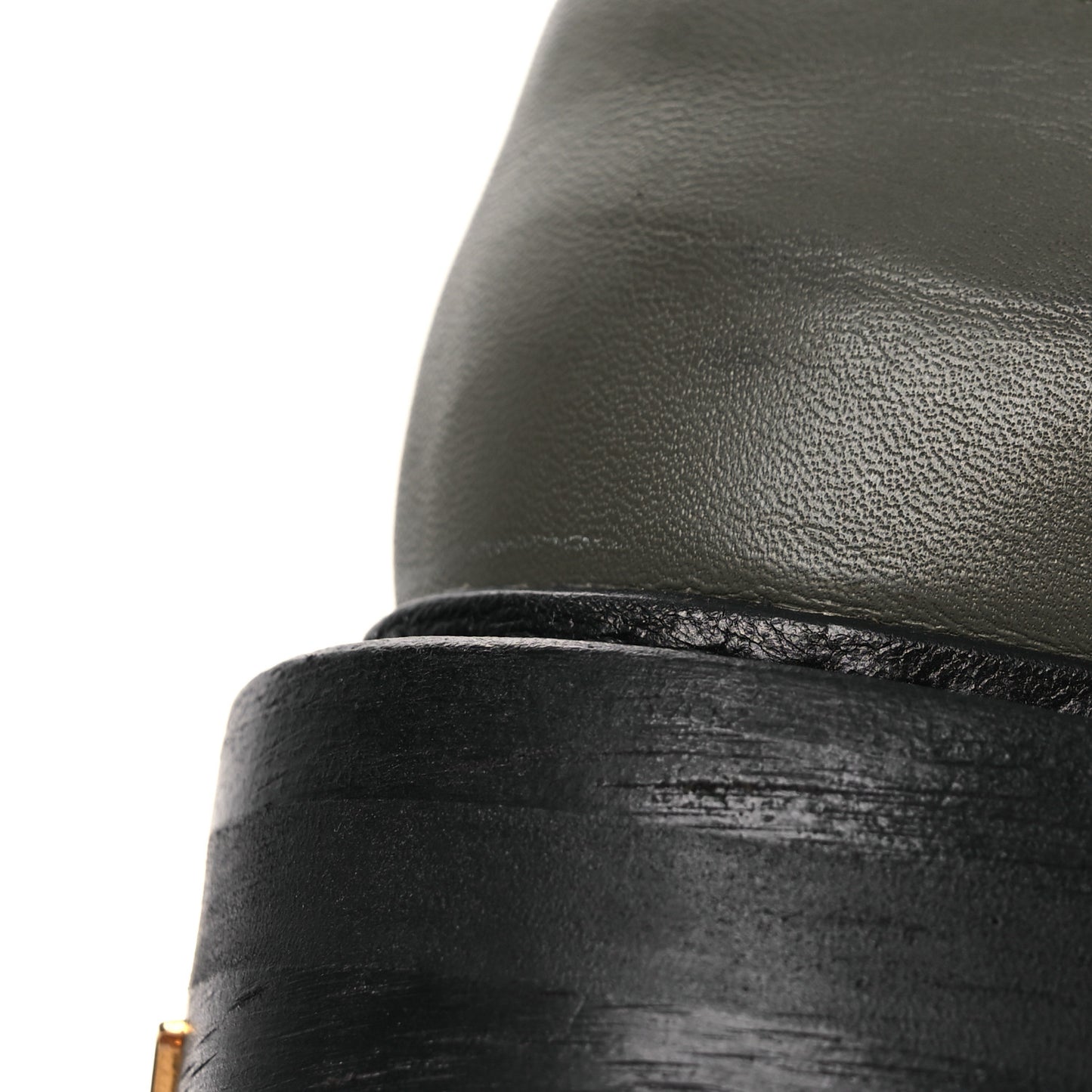 Calfskin Beaubourg Ankle Boots 39 Black Green