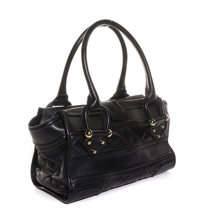 Burberry Quilted Calfskin Large Manor Tote Black 3 of 8