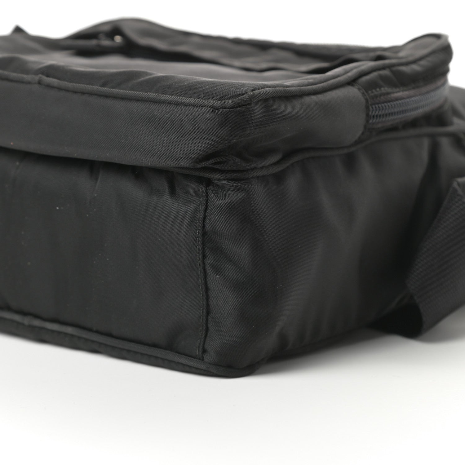 Prada Tessuto Nylon Messenger Black 10 of 13