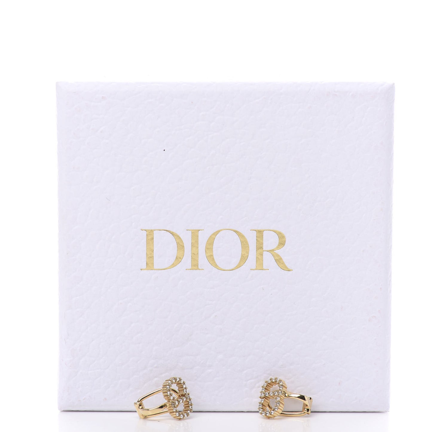 Crystal Clair D Lune Clip On Earrings Gold