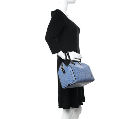 Louis Vuitton Epi Speedy Bandouliere 25 Denim Light 2 of 9