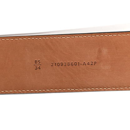 Fendi Calfskin F is Fendi FF 1974 Embossed Belt 85 34 Black 5 of 5