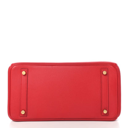 Hermes Epsom Birkin 30 Rouge Casaque 7 of 32