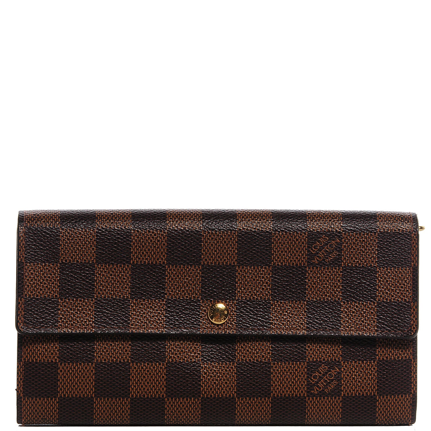 Louis Vuitton Damier Ebene Sarah Wallet 1 of 7
