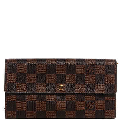 Louis Vuitton Damier Ebene Sarah Wallet 1 of 7
